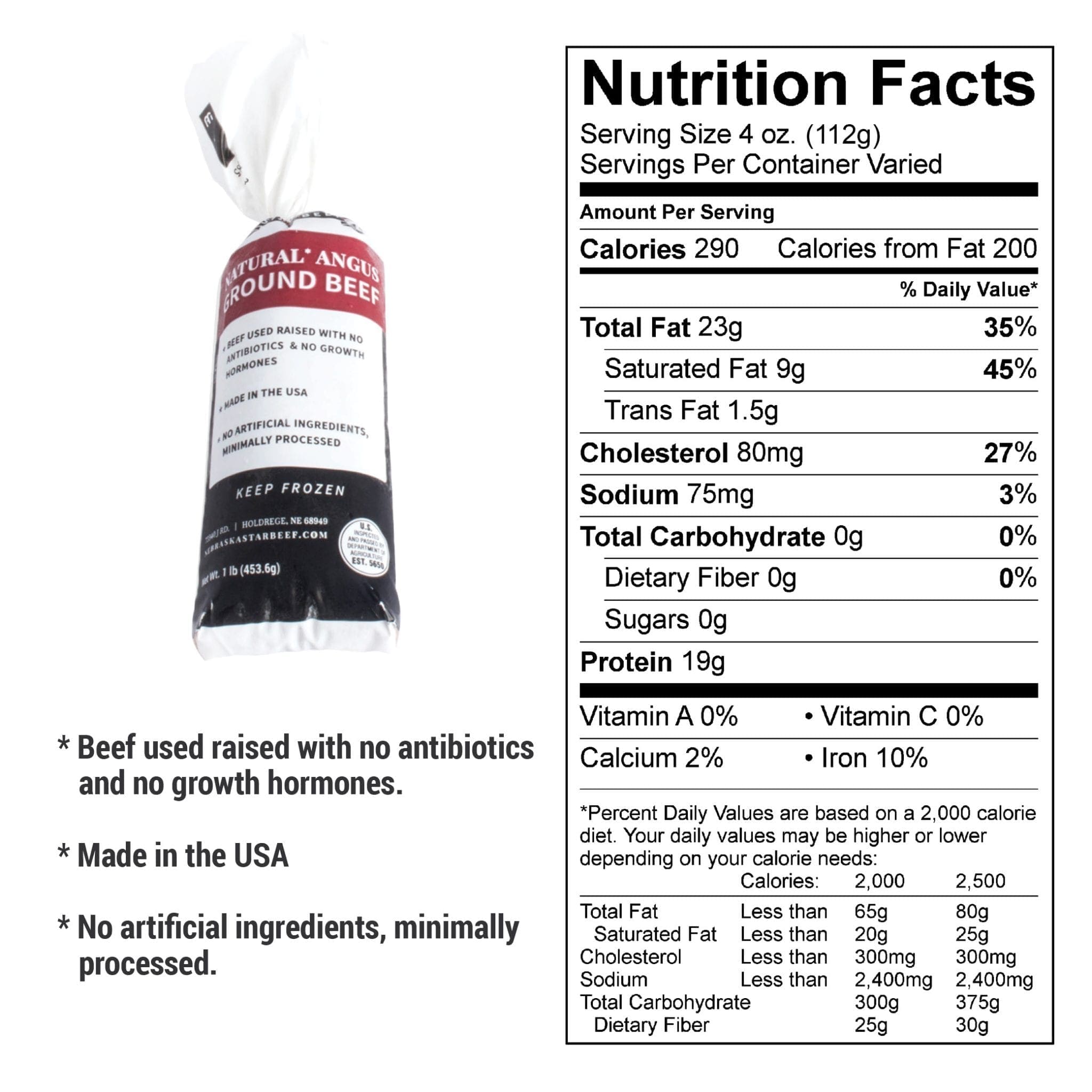 Nutrition Ground Beef Runners High Nutrition