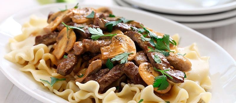 Shawna’s Beef Stroganoff