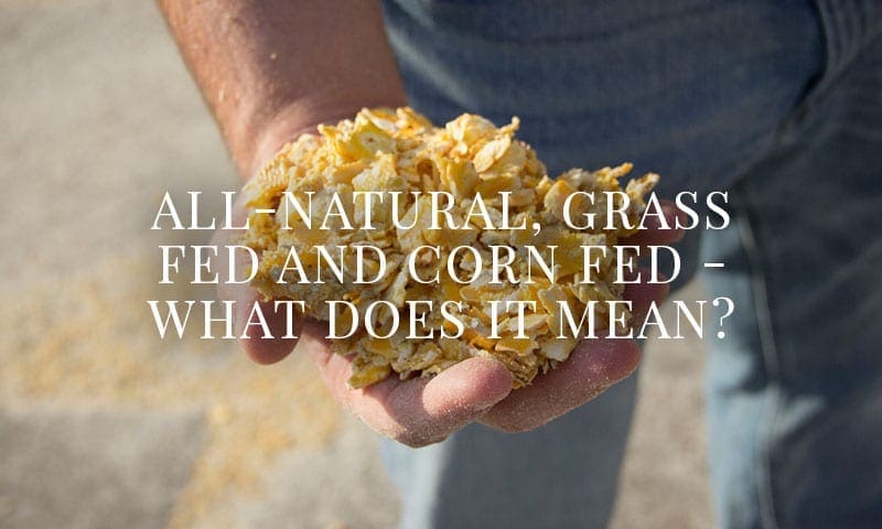 All-Natural, Grass Fed and Corn Fed – What Does it Mean?